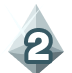 Bits Leader 2 - twitch chat badge details on BadgeBase