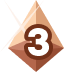 Bits Leader 3 - twitch chat badge details on BadgeBase