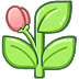 Bloom Badge Level 2 - twitch chat badge details on BadgeBase