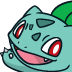 Bulbasaur - twitch chat badge details on BadgeBase