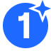 Predicted Blue (1) - twitch chat badge details on BadgeBase