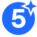 Predicted Blue (5) - twitch chat badge details on BadgeBase