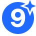Predicted Blue (9) - twitch chat badge details on BadgeBase
