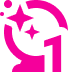 Predicted Pink (1) - twitch chat badge details on BadgeBase