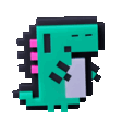 DinoDance - twitch chat emote details on BadgeBase