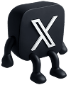 x logo character